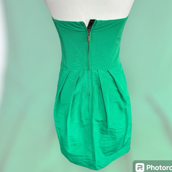 See By Chloe Ottoman Zipper Dress Green Sz 4 - Picture 5 of 13
